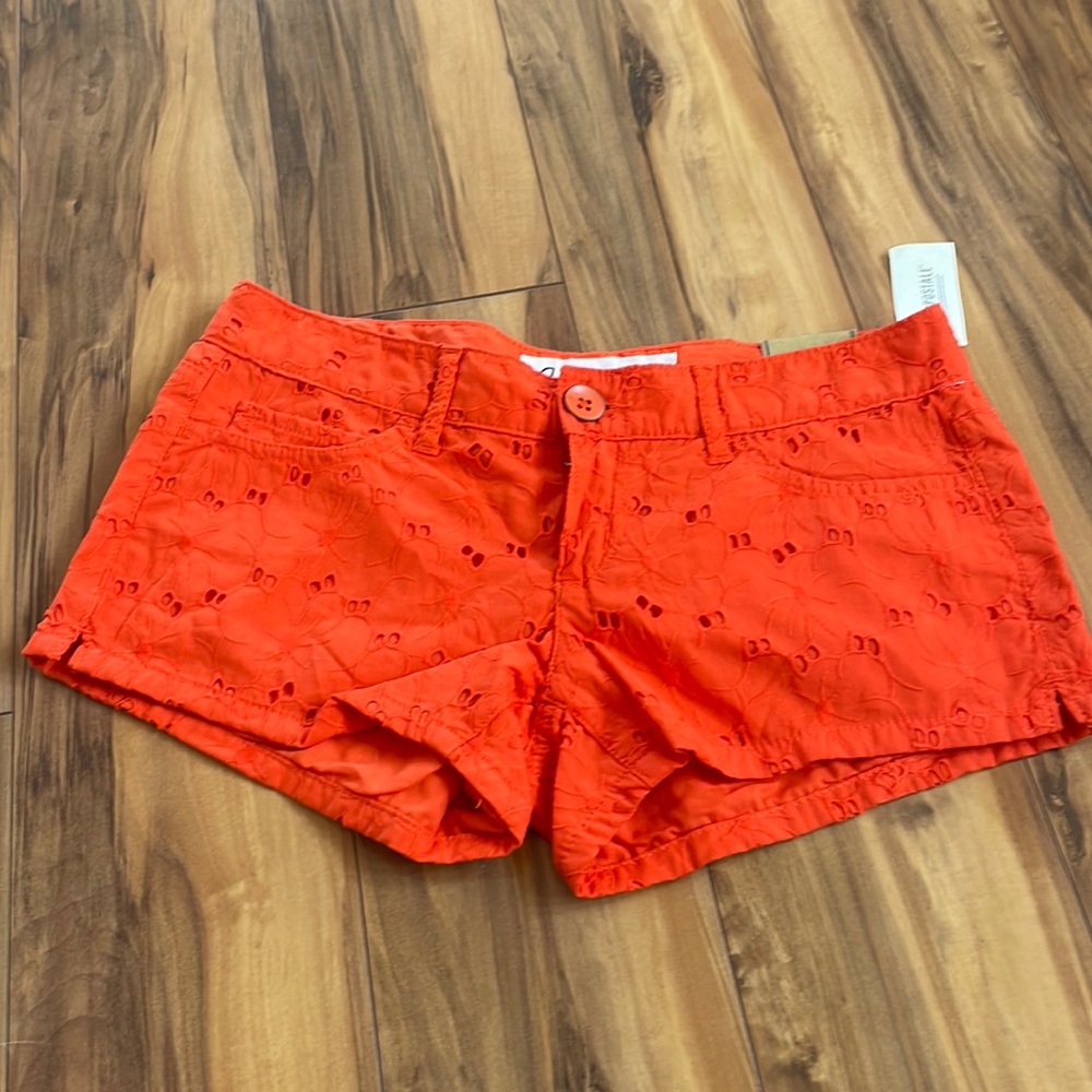 NWT Aeropostale Orange shorts size 0